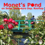 Roof meal and green aerial garden on Seibu Ikebukuro Department Store（Monet's Pond）