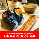 Rice ball（called “ONIGIRI”）in or near Ikebukuro,Tokyo,Japan