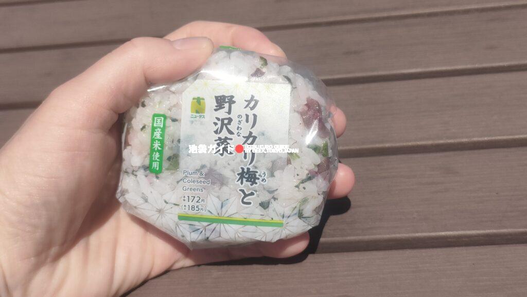 【カリカリ梅と野沢菜】Karikari Ume & Nozawana (Crunchy Plum & Pickled Greens)